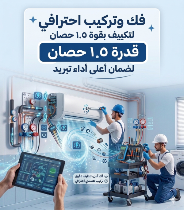 فك وتركيب ١ ٥ حصان